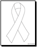 awareness ribbon coloring pages