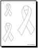 awareness ribbon coloring pages