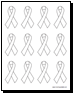 awareness ribbon coloring pages