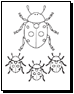 space ladybug coloring pages