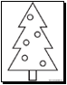 Christmas Tree coloring pages