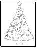 Christmas Tree coloring pages