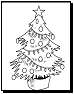 Christmas Tree coloring pages