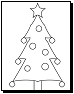 Christmas Tree coloring pages