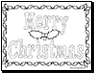 merry christmas coloring pages