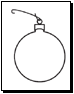 christmas ornament coloring page