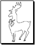 reindeer coloring pages