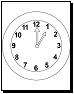 clock coloring sheets