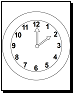 clock coloring sheets