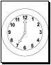 clock coloring sheets