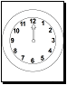 clock coloring sheets