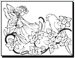 fairy coloring pages