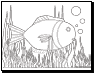 fish coloring page