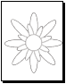 flower coloring page