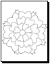 flower coloring page