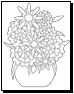 flower coloring page