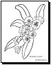 flower coloring page