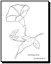 flower coloring page