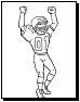 football player coloring pages