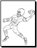 football player coloring pages