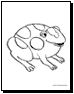 frog coloring page