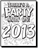 New Years coloring sheets