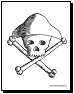 Pirate coloring pages