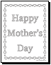 mothers day coloring pages