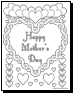 mothers day coloring pages