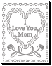 mothers day coloring pages