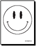 smiley coloring pages