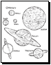 planets coloring pages