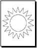 sun coloring pages