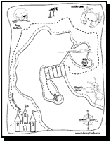 Treasure Map Drawing Step By Step