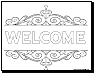 welcome coloring page