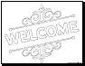 welcome coloring page