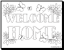 welcome coloring page